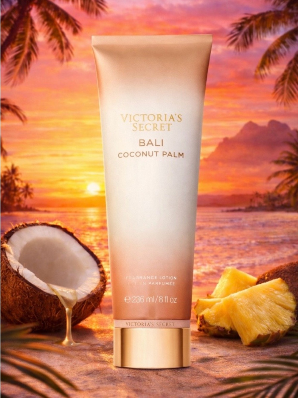 Victoria's Secret 
Bali Coconut Palm Fragrance Lotion